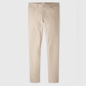 Peter Millar Crown Sport Brevard Performance Flannel Five-Pocket Pants 40x32
